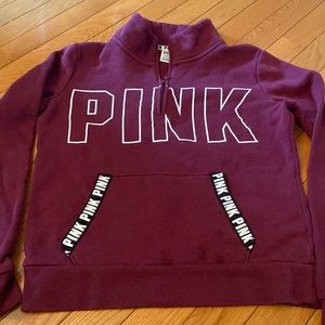 Bundle 3/$12 PINK quarter zip sweatshirt